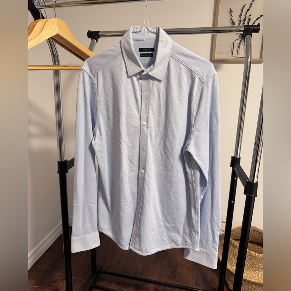 RW&CO Light Blue Button-Up Shirt